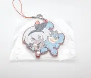 Pokemon Center Trainers Bea Machamp 2" rubber keychain charm figure strap