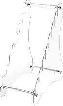 Desktop Display Stand for Knives - Desktop Acrylic Display Stand Knives Display Rack,Multi-Tiers Display Case Clear Storage Rack for Hunting Knives