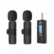 Wireless 3.5mm Lavalier Lapel Microphone Omnidirectional Condenser Recording Mic