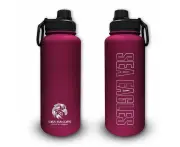 NRL Stainless Steel 960mL Drink Bottle - Manly Sea Eagles - Double Walled