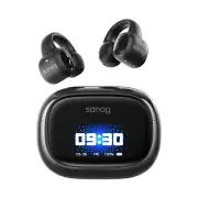 Sanag S3 Pro TWS bluetooth Headset AI Smart Screen Earphone LED Touch Screen 360° Stereo Bass DT6.0 AI Noise Cancelling