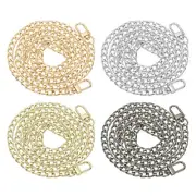 47.2" Flat Purse Chain 4 Pack Purse Strap Handbag Chains Straps, 4 Colors