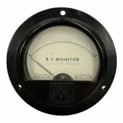 R.F. MONITOR Panel Meter F.S.100 UA.D.C Model 53RN HONEYWELL