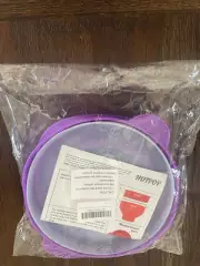 The Original HOTPOP Microwave Popcorn Popper, Silicone Popcorn Maker NEW PURPLE