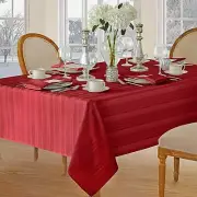 Newbridge Christmas Satin Stripe Tablecloth 60 X 12 Inches