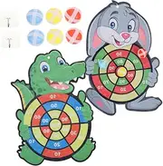 DECOMELODY 2Sets Sticky Ball Board Game for Safe Indoor Fun with Balls Includes Rabbit Designs for Ages Improves Coordination Concentration