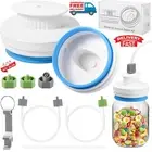 Canning Sealing Kit For FoodSaver Vacuum Sealer Regular Wide Mouth Mason Jar US