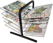 All-Steel Double Art Drying Rack A3 Painting Drying Rack with 4 Wheels Stack Rack for Painting, Drawings, and More Ideal for Schools and Art Clubs50 storeys