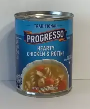 4 CANS Progresso Traditional Hearty Chicken & Rotini Soup 19 oz Free Shipping