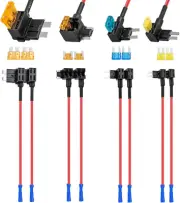 8 Pack 12V Car Add-A-Circuit Fuse Tap Standard Mini Micro2 and Low Profile Fu...