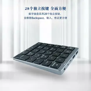 N970pro鋁合金數字鍵盤超薄迷你便攜數字鍵盤無線充電藍牙鍵盤 夢露日記