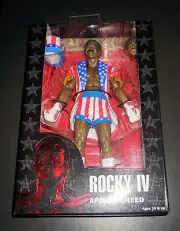 NECA Rocky IV Figure 40th Anniversary Apollo Creed Series 2 USA Outfit 2017