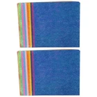 Colored origami Rainbow paper Pearlescent paper Birthday party decoration