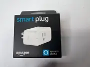 NIB Amazon 3-Prong Single Socket Wi-Fi Smart Plug White Works With Alexa