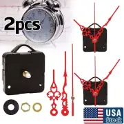 2pcs Clock Motor New For Wall Clock Replacement Movement Parts Quartz Time Hands