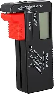jojofuny 3pcs Digital Battery Tester for Aa AAA Button Cell Portable Voltage Checker LCD Display No Batteries Required for Compact and Lightweight Design for Easy Use