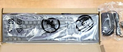 computer Keyboard Dell KB216 slim black USB wired Desktop keyboard Standard 104k