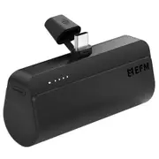 EFM Power On-The-Go 5,000mAh Power Bank For all USB-C Devices - Black