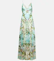 [Camilla] Camilla Silk slip dress AU 14 multicoloured