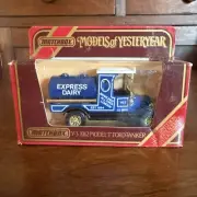 Limited Edition MATCHBOX Model Of Yesteryear Y-3 1912 Model 'T' Ford Tanker 1:35