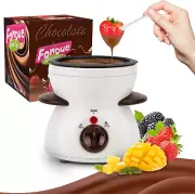 Fondue Pot Set, Mini Electric Fondue Pot Set for Melting Chocolate Cheese, Choco