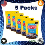 5 Packs La Sierra refried black beans in bag 430g