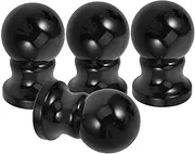 ibasenice 4Pcs Flagpole Finials Durable Flag Topper Ornaments Easy to Install Flag Pole Decoration for Outdoor Garden Use Replacement for Old Flagpole Parts