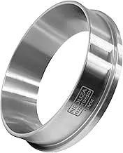 NEOUZA 51mm Coffee Espresso Dosing Funnel Ring Catcher 304 Stainless Steel Fits for 51mm Delonghi Breville Portafilter (Dosing Ring)