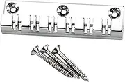 ERINGOGO 12 Strings String Metal Guitar Bridge Replacement Kit Acoustic Electric Guitar Accessory for Enhanced Sound Quality Easy Installation