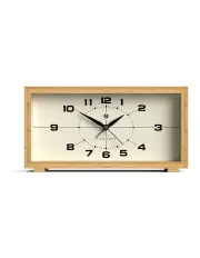 [Newgate] Lemur Retro Inspired Arabic Dial Alarm Clock in Two Tone