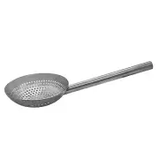 Stainless Steel Cooking Skimmer, 14" Handle, Cooking Utensils Strainer Spoon