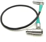 Right Angle 1B 7 pin FHG to Straight FGG Digltal Motor Cable with 3.3k Ohm Resistor Inside(Straight to Straight,80cm)