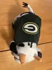 Forever Collectibles Green Bay Packers Cow Plush Football Green Yellow 10" NWT