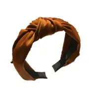 3PCS Solid Colors Hairband Knotted Hair Band for Women Headbands Hairbands Satin Cross Knot Hair Hoop Bezel Accessories
