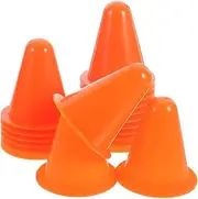 Toddmomy 25Pcs Colored Skating Marker Cones Stackable Plastic Sports Training Road Blocks Agility Drills Obstacle Course Supplies for Indoor Outdoor Activities