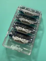 FOUR (4)GILLETTE MACH3 ADVANCED REPLACEMENT RAZOR BLADES/CARTRIDGES