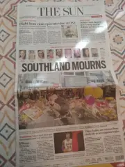 THE SUN Newspaper Kobe Bryant Tribute Lakers January 28, 2020 SOUTHLAND MOURNS