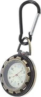 [OATIPHO] Buckle Watch Wristwatches Watches for Men Mountaineering Clip Watch Keychain Carabiner Sport Watch Backpack Clip on Watch Rotary Watch Belt Fob Watch Mini Stainless Steel