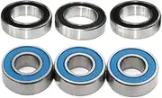 MR115RS Bearing ABEC-1 (5/10PCS) 5X11X4 mm Miniature MR115-2RS Ball Bearings Blue Sealed MR115 2RS Bearing (Size : 5PCS, Color : Black)