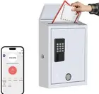 Mailbox with Electronic Lock, Locking Mail Boxes for House, Wall Mount Business