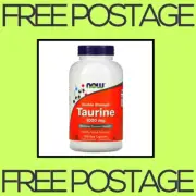NEW NOW Foods, Double Strength Taurine, 1,000 mg - 250 Veg Capsules FREE SHIP