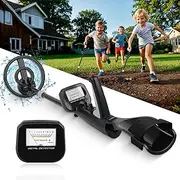 Metal Detector for Kids, 34.2" - 41.7" Adjustable Gold Detector with Pinpoint & Waterproof Coil, Lightweight Metal Detectors for Exploration Hiking, Treasure Hunting - Great Kids Gift