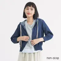 在飛比找momo購物網優惠-【non-stop】日常百搭連帽牛仔外套-1色