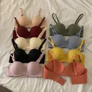 Push-Up Bra Top in 9 Colors Wine Red - 80AB