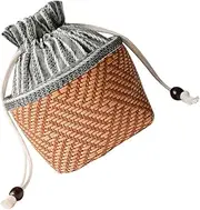 MAGICLULU Teaware Drawstring Bag Cotton Linen Teacup Storage Packet Tidy Organized Suitable for Home Hotel University Workplace
