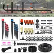 Drip Irrigation Kit, 233FT Irrigation System, Automatic Patio Misting Plant G...