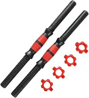 SUPVOX 2Pcs Dumbbell Bar with Bolt Durable Connecting Rod for Fitness Easy to Assemble Dumbbell Handle Accessory for Home Workouts and Strength Training