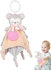 Loveys for Babies Boy | Plush Security Blanket Teether Stuffed Animal - Chewable Snuggle Toy Soft Baby Loveys for Toddler & Birthday