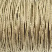 Tan 1mm Waxed Cotton Cord, 70 Meters, Macrame, Beading String