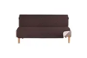 Smarcute Futon Sofa Slipcovers Reversible Quilted Armless Futon Cover Water Resistant Furniture Protector with 5cm Elastic Straps Anti-Slip for Pets/Kids